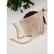 現貨ins秋季兒童護耳帽女童嬰兒C寶加厚寶寶美麗奴羊毛精靈帽子