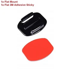 접착식 스티커 마운트 GoPro 12 11 10 9 8 7 6 5 4 Insta360 X3 X4 DJI 액션 카메라 헬멧 액세서리용 플랫, 02 SetD