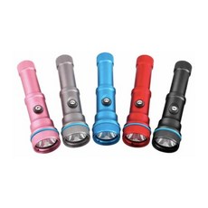 X-Adventurer M1800流明潛水手電筒 五色選擇 七段位 強光照明燈 水中手電筒 潛水照明 手持照明, 紅色