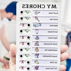 어린이 집안일 체크리스트 자석 부착 할일 관리 보드 육아 교육 스티커 포함, 1개, 상세페이지 참조, 캠핑 스케줄