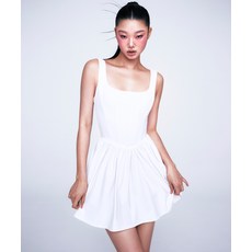 [유희] YOUHEE BASIC CORSET DRESS WHITE