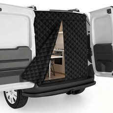 Fede레드evo Van 뒷문용 단열 도어 커튼 포드 E-시리즈/이코놀린/클럽 왜건 2003-2025용 자석 보온 커버 - 윈터 캠퍼 밴을 위해 열을 유지하고 차갑게 유지 4