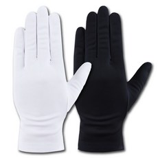 3켤레 1세트) 장갑천국 고급 극세사장갑 다한증 장갑 예식 명품관 주얼리샵 결혼식 혼례, 검정, 1개