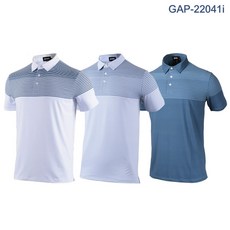 藍鯨高爾夫 SRIXON 高爾夫 男短袖 Polo衫 #GAP-22041i（白條紋、淺灰條紋、深灰條紋）
