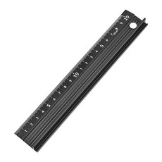 미끄럼 방지 알루미늄 합금 금속 눈금자 안전 20cm 눈금자 절단 60cm 공구 가죽 공예 스트레이트 에지 45cm 30cm, 200MM 1, 1개