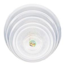 플라스틱 과일식기 / 다양한 사이즈 믹싱볼 다라 김치 식당 주방 용품, 1개, (6012)