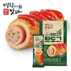 명랑시대 우리밀 청양고추 핫도그, 8개, 80g