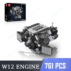 몰드 킹 LSX454 V8 V12 엔진 모터라이즈드 시뮬레이션 모델 전동 블록 테크니컬 자동차 부품 장난감 선물, 11 10230