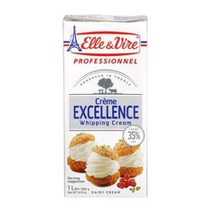 엘르앤비르 엑셀런스 엑설런스 휘핑크림, 1L, 1개