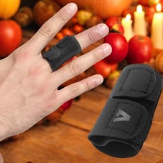 헬스 스포츠 손가락 보호대 부상방지 손가락보호장갑 손가락보호대 손가락보호밴드, 블랙싱글-M