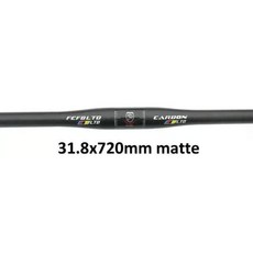 탄소 MTB 핸들바 자전거 무광택 로드 드롭바 라이저바 카본 핸들 손잡이 부품, 16 matte 720mm