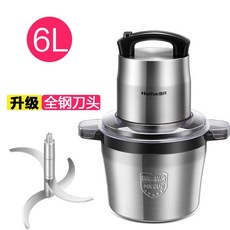 대형 믹서기 대용량 분쇄기 수도꼭지 세트 분쇄 10L/스테인리스 12L 1200W, 6L 단도 가정용