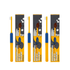 페스룸 반려동물 덴탈 클린 초소형 초극세사모 칫솔 XS, 혼합색상, 3개