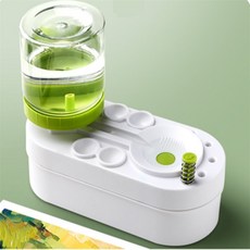 안주인 붓세척 물통 팔레트형