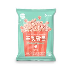 [CJ이츠웰] 포켓팝콘 25g 3종(화이트블러썸 딸기맛 크리미카라멜맛), 10개