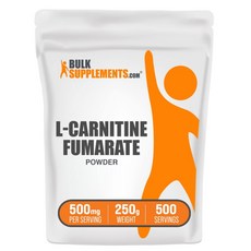 벌크서플리먼트 엘카르니틴 푸마레이트 L-Carnitine Fumarate 파우더 250g, 1개