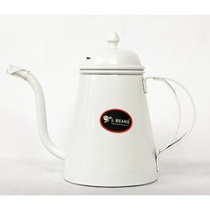 L-BEANS 304不鏽鋼, 1個, 白色細口壺, 600ml