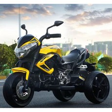 【阿LIN】800266 HT-9888 三輪摩托車 童車 電動機車 大黃蜂機車 歐兜嘜 輔助輪 音樂 早教, 黃色, 1個