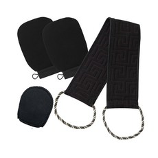 다잇홈 손이 닿지 않는 등까지 피부가 숨쉬는 프리미엄 때장갑 등때밀이 4종세트, SA06010-A타입, 1개, 1세트