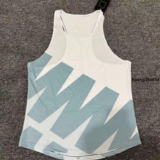 健身運動短袖男 體育生田徑背心訓練服 跨欄體考跑步比賽服 馬拉松緊身背心 健身服男