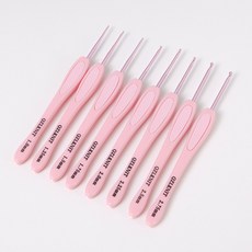 ATB 레이스 모사용 핑크 코바늘 세트 (8개입)
