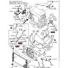 【JT馬自達原廠】MAZDA3 1.6 04-09 正廠水管一批，原廠品質保證，有效防止引擎過熱, 1個