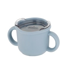 에디슨 국산 프리미엄 실리콘 트레이닝 컵, 블루, 1개, 150ml