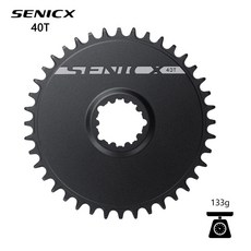 SENICX 單盤 鋁合金CNC 封閉盤 50T 自行車牙盤, 1個, 40T