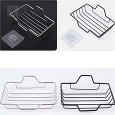 아토스타일 부착식 받침대 부착비누받침대, 실버