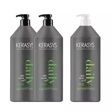케라시스 데일리 두피 케어 샴푸 1500ml 2개 + 린스 1500ml, 1.5L