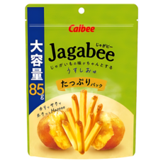 일본 가루비 자가비 우스시오맛 대용량 파우치 감자스낵, 85g, 3개