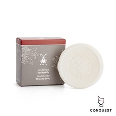 【CONQUEST】德國 MUHLE RSSH 刮鬍皂補充皂 (檀香/蘆薈/柑橘)｜男士刮鬍護理，溫和保濕，舒適體驗, 1個, 檀香(紅色)