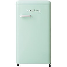 쿠잉전자 레트로 미니 85L 1도어 냉장고, Light Mint(민트컬러), REF-90CNM