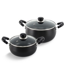 Brandless 국산 경질 냄비 20cm 양수 + 26cm 양수(넓은부분이크기입니다), 1개