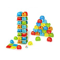 집콕놀이 4세 코끼리 퍼즐 쌓기 젠가놀이 선물 교구 어린이집 학습력 유아, 1세트