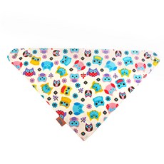 제오오스토어 유아 넥워머 부엉이 목보온 겨울방한마스크 똑딱이단추 아기스카프