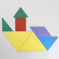 포비 자석 칠교놀이 30cm x 30cm 교사용 칠교놀이세트 칠교놀이교재 칠교놀이도안 도형퍼즐+동아상사Shop, 빠른배송