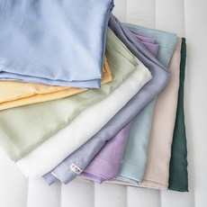 풍기 냉감 인견100% 홑이불 단품 시원한 여름이불 9컬러, 화이트, 화이트