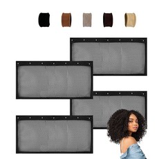 CRUIFU Lock 곱슬머리 스트레처 및 길이 유지 장치 - 긴 룩을 위한 열 없는 스타일링 네트로 수축 방지 구성: 신축성 있는 헤어 타이 5개 (33cm x 4개) 3, 33cm(13인치) x 4개-2026년 신제품