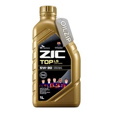 SK LUBRICANT ZIC 지크엔진오일 TOP 5W30 1L 지크탑 엔진오일>>휘발유/가솔린, 1개