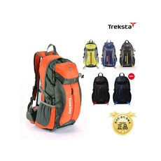 트렉스타 하딩 30 등산배낭 HARDING 30 에어메쉬백 레인커버 스틱걸이, 블랙레드