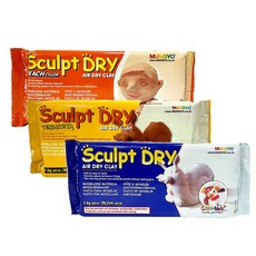 찰흙 점토 클레이 1kg 어린이 만들기, 테라코타