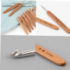 뜨개질재료 코바늘 코바늘뜨기 세트 10P 모사용코바늘 뜨게바늘 손뜨개 뜨개질 59000EA 1EA, 본상품