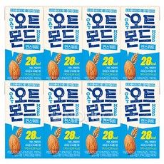 롯데칠성 오트몬드 저당 언스위트, 8개, 190ml