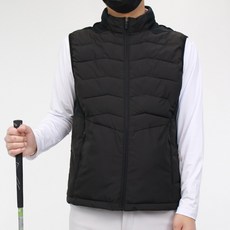 CONFIAR 男款立領拉鍊高爾夫鋪棉背心