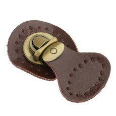 가죽 가방 잠금장치 교체용 패스너 소재 핸드백 스냅 크로스바디, 1개, 2. Coffee