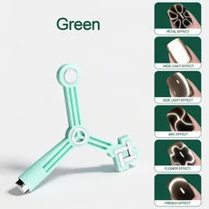 네일팝 4-IN-1 강력 자석 캣아이 젤 폴리쉬 삼각형 스틱 5가지 스타일 효과 아트 홈툴 1개, 03 SHYCT-001