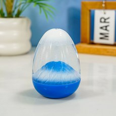 微型火山噴發解壓神器，創意油漏沙漏桌面擺件，兒童玩具情侶禮物，個性裝飾品, 白色火山喷发【创意礼物 解压释压 】