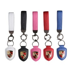 빈티크 포르쉐 키링 자동차 스마트키 키홀더, 블랙