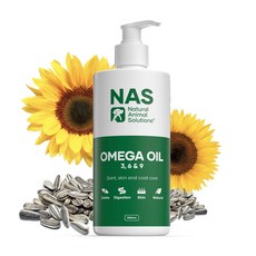 NAS Omega 3 6 & 9 寵物鱈魚肝油 貓咪狗狗適用 皮膚保健 關節靈活, 500ml, Omega脂肪酸, 1個